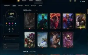 CONTA PLATINA #137 CAMPEÕES #109 SKINS #ENTREGA IMEDIATA