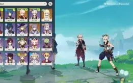 Conta Genshin Impact: Raiden Shogun, Kazuha e Keqing + 16 T4