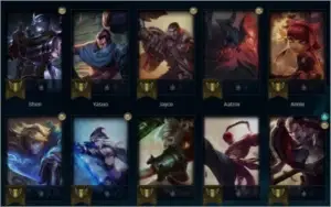 CONTA LEAGUE OF LEGENDS PLATINA