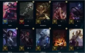 CONTA LEAGUE OF LEGENDS PLATINA