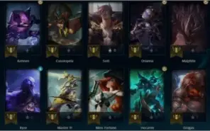 CONTA LEAGUE OF LEGENDS PLATINA