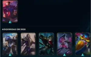CONTA LEAGUE OF LEGENDS PLATINA