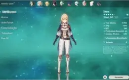 Conta genshin impact: Jean + Keqing + Falcão, Rank 41.