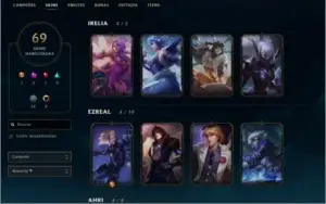 Conta G4, 69 Skins e + de 120 Campeões!
