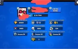 CONTA BRAWL STARS 24.000 TROFÉUS 41 BRAWLERS