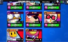 CONTA BRAWL STARS 24.000 TROFÉUS 41 BRAWLERS