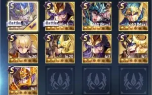 Saint seiya SEA Conta lv.35 , 8 rank S, 2 sendo de banner