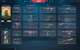 Conta valorant com mais de 1800 gastos em skins