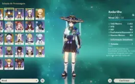 AR17 / 5* Yelan e Andarilho (Scaramouche)