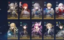 Honkai Star Rail BladeE1+FuXuan+Luocha+Dan Heng IL+BronyaE1