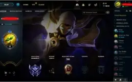 Conta LoL diamante 4 level 54 sem email confirmado 40champs
