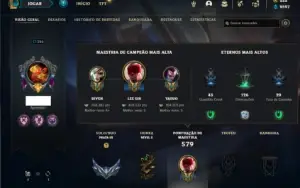 Conta Prata 3 com TODOS os champs e 299 Skins + 6 Vitoriosas