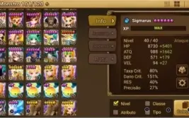 Conta SW com Nat5* LD, 13 Nat5*, todos IFRITS, Homúnculo