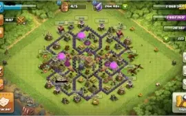 Conta clash of clans,cv 8 bem upado,FUNCIONA APENAS IOS