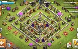 CONTA CV11 MURO FULL CLASH OF CLANS