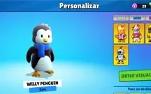 Conta Stumble guys com 5000 gemas gastas