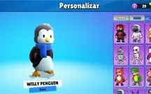 Conta Stumble guys com 5000 gemas gastas