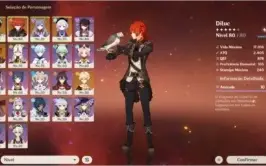 AR 50 DILUC/VENTI C1/KEQ C1/QIQI/CHILDE/MONA/AMOS/ATLAS