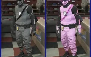 Conta mod de GTA online Xbox series com corridinha e trajes