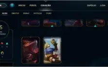 conta de lol (league of legends)  platina s7 nas duas filas