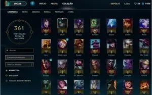 conta de lol (league of legends)  platina s7 nas duas filas