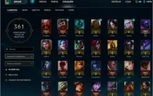 conta de lol (league of legends)  platina s7 nas duas filas
