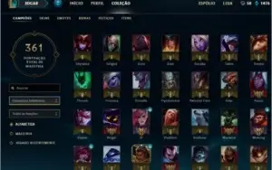 conta de lol (league of legends)  platina s7 nas duas filas