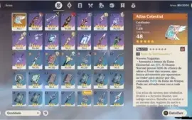Genshin AR46 CHILDE+DILUC+VENTI+KEQING lvl 80