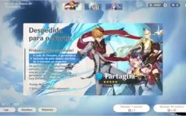 Genshin AR46 CHILDE+DILUC+VENTI+KEQING lvl 80