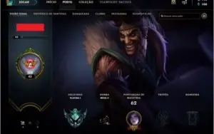 Conta lol pra smurfar (62%w/r) dropou plat 1 por inatividade