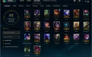 Conta lol pra smurfar (62%w/r) dropou plat 1 por inatividade