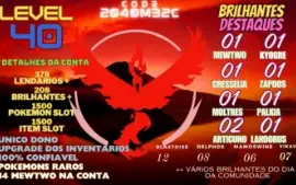 Contas Pokémon Go único dono bem upadas