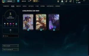 SMURF com 37 champs, Esmeralda IV Flex e Prata III SoloQ.