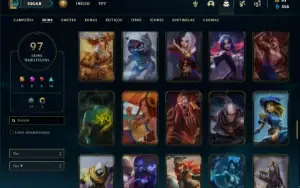 Conta Prata 4 com 130 Champs e 97 Skins ( MAIN JG )