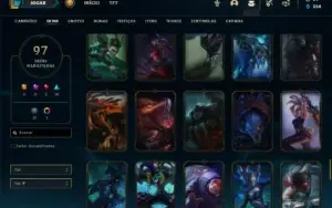 Conta Prata 4 com 130 Champs e 97 Skins ( MAIN JG )