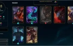 Conta League of Legends 139 skins