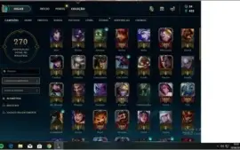 Conta super barata,muitas 35 skins 90 champs ez pulsifire