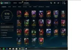 Conta super barata,muitas 35 skins 90 champs ez pulsifire