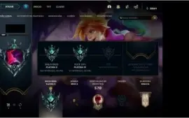 Conta Lol Platina 2 133 skins