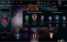 Conta Lol Platina 2 133 skins