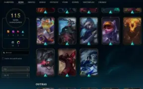 Conta De 2012 Mestre 115 Skins