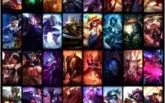 Conta lv 30 ouro V com 124 campeões e 57 skins