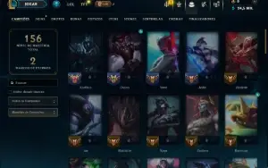 Ouro 3 com 65 Champs e 10 Skins