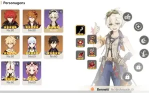 CONTA GENSHIN AR55 YELAN DILUC ESPADA ÁSPERA AYAKA ZHONG