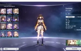 Honkai Star Rail, lvl 12, gepard, bailu e clara