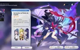 Honkai Star Rail, lvl 12, gepard, bailu e clara