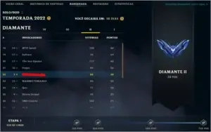 LOL - Conta Diamante II - MMR Alto