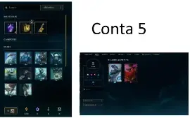 Contas com Nick + Unranked