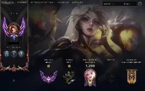 Conta LoL, Lvl:1639 Diamante, Kaisa Imortalizada + 740 skins