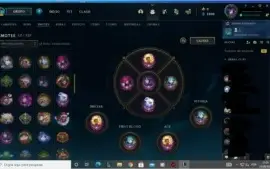 Conta diamante 2 5 emotis mestre, 33 skins,89 campeos